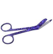 Load image into Gallery viewer, Stainless Steel 5.5&quot; Bandage Lister Scissors for Nurses &amp; Students Gift, Purple Panther

