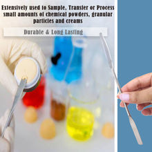 Load image into Gallery viewer, Stainless Steel Double Ended Micro Lab Spatula Sampler, Round & Tapered Arrow End, 7" Length