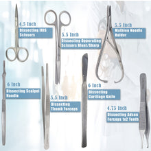Load image into Gallery viewer, 45 Pcs Comprehensive Lab Dissection Kit for Instructors & Student With Carrying Case