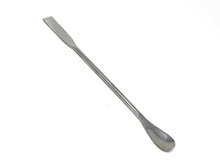 Load image into Gallery viewer, Stainless Steel Double Ended Micro Lab Spatula Sampler, Square & Flat Spoon End, 9" Length