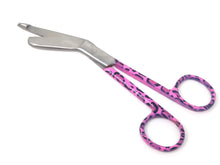 Load image into Gallery viewer, Stainless Steel 5.5" Bandage Lister Scissors for Nurses & Students Gift, Pink Panther Handle