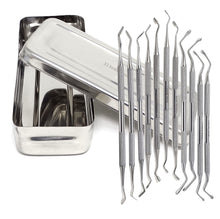 Load image into Gallery viewer, 12 Pcs Professional Dental Composite Filling Instruments w/ Box, Stainless Steel
