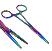 Load image into Gallery viewer, Multi Color Kelly Hemostat Forceps 5.5" Straight