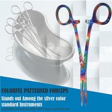 Load image into Gallery viewer, Pet Ear Hair Pulling Serrated Ratchet Forceps, Stainless Steel Grooming Tool, Tie & Die 5.5" STR