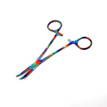 Load image into Gallery viewer, Pet Ear Hair Pulling Serrated Ratchet Forceps, Stainless Steel Grooming Tool, Tie & Die 5.5" CRV