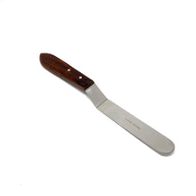 Load image into Gallery viewer, Cake Decorating Angled Icing Spatula, Stainless Steel 7" Offset Polished Blade Knife, Wood Handle