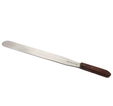 Load image into Gallery viewer, Stainless Steel Lab Spatula with Wooden Handle, 12&quot; Blade, 1.75&quot; Blade Width, 17.25&quot; Total Length
