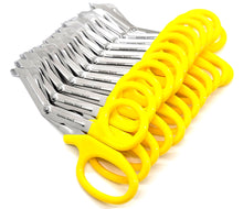 Load image into Gallery viewer, 12/Pack Yellow Handle Trauma Shears 7.25" Stainless Steel Scissors for Paramedics, EMT, Nurses, Firefighters + More