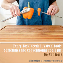 Load image into Gallery viewer, Kitchen Tweezers Stainless Steel Food Tongs Angled Serrated Tips 12" Large Tweezers for Commercial & Home Kitchen Use