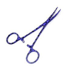 Load image into Gallery viewer, Dog Cat Ear Cleaning Forceps 5.5" CRV Pet Hair Pulling Clamp Tweezers Grooming, PURPLE Paws