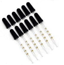Load image into Gallery viewer, 1ML Glass Graduated Dropper with Rubber Cap Straight Drip Tube Dropping Pipette for Laboratory Painting, 12pcs