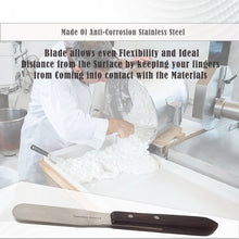 Load image into Gallery viewer, Stainless Steel Lab Spatula with Wooden Handle, 3" Blade, 0.62" Blade Width, 7" Total Length