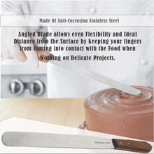 Load image into Gallery viewer, Stainless Steel Spatula Kitchen Utensil Chefs Knives Baking Tool - 12" Polished Blade, Wood Handle