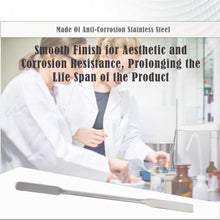 Load image into Gallery viewer, Stainless Steel Double Ended Micro Lab Spatula Sampler, Square & Round End, 7" Length