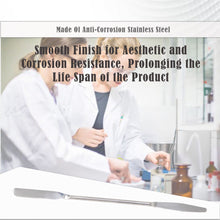 Load image into Gallery viewer, Stainless Steel Double Ended Micro Lab Spatula Sampler, Round & Tapered Arrow End, 7" Length