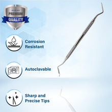 Load image into Gallery viewer, Double Ended H2/3 RIGHT LEFT Hygenist Tooth Care Stainless Steel Dental Tool