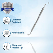 Load image into Gallery viewer, Double Ended Sickle Scaler Montana Jack Oral Hygiene Care Stainless Steel Dental Tool