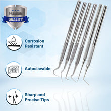 Load image into Gallery viewer, 6 Pcs Assorted Dental Floss Picks Tartar Removers Plaque Scaler for Personal Use Teeth Cleaning Oral Care Kit
