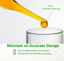 Load image into Gallery viewer, 1ml Graduated 12/pack Glass Dropper Pipette with Rubber Cap Medicine Essential Oils Eye