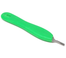 Load image into Gallery viewer, Scalpel Handle #5 , Plastic Grip Handle with Stainless Steel Tip (Fits Size 10-16 Scalpel Blades)