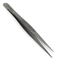 Load image into Gallery viewer, Dissecting Tweezers 5.5" Fine Point with Straight Serrated Strong Tips Jaws