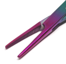 Load image into Gallery viewer, Hemostat Forceps 5.5" (14cm) Straight Serrated Jaws, Stainless Steel, LAVA Pattern