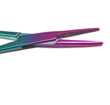 Load image into Gallery viewer, Hemostat Forceps 5.5" (14cm) Straight Serrated Jaws, Stainless Steel, LAVA Pattern