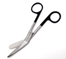 Load image into Gallery viewer, Black Handle Color Lister Bandage Scissors 5.5&quot;, Stainless Steel

