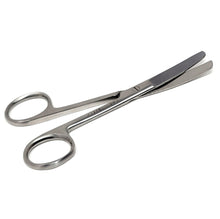 Load image into Gallery viewer, Lab Dissecting Scissors, Blunt/Blunt. 4.5", Curved, Stainless Steel
