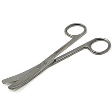 Load image into Gallery viewer, Lab Dissecting Scissors, Blunt/Blunt. 5.5", Curved, Stainless Steel
