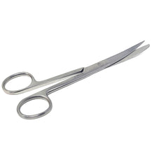 Load image into Gallery viewer, Lab Dissecting Scissors, Sharp/Blunt, 6.5", Curved, Stainless Steel
