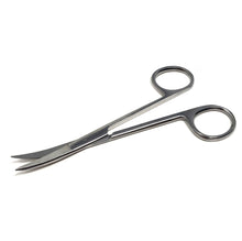 Load image into Gallery viewer, Lab Dissecting Iris Sharp Fine Point Scissors. 4.5", Curved
