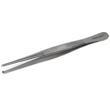 Load image into Gallery viewer, Dissecting Tissue 1x2 Rat Tooth Blunt Thumb Forceps Tweezers 4.5&quot;
