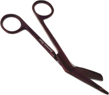 Load image into Gallery viewer, Left Handed Gauze Scissors 5.5" Purple Color With Round Safe Blade Tip Design, Stainless Steel
