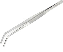 Load image into Gallery viewer, Precision Blunt Jaws Kocher 1x2 Rat Tooth Angled Thumb Forceps 10"
