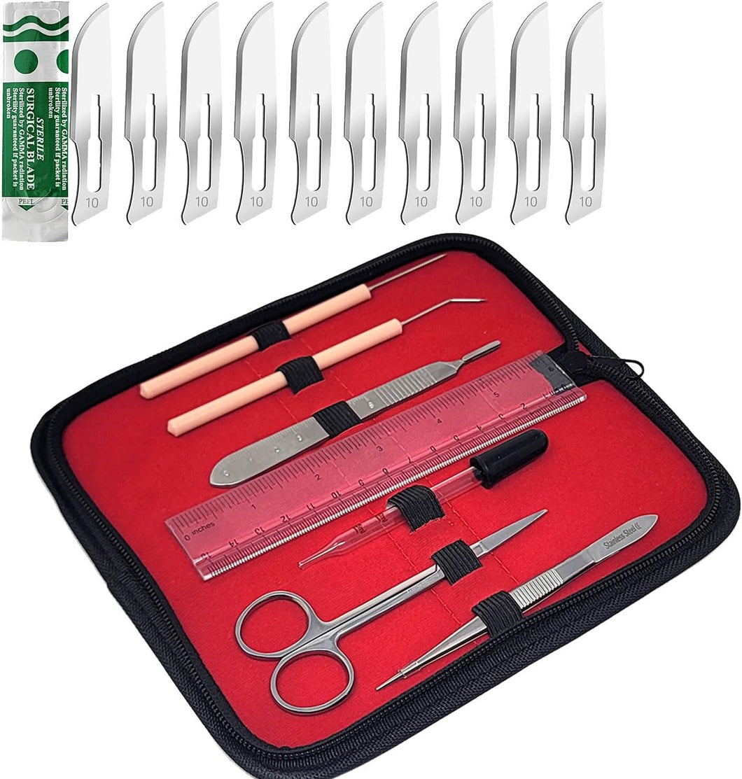 18Pcs Beginners Dissecting Kit Stainless Steel Tools Set for School Labs & Science Projects