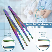 Load image into Gallery viewer, 24 Pcs Advanced Dissecting Kit Stainless Steel Instruments w/ Farabeuf Retractor with Zippered Case
