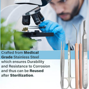 30Pcs Beginners Dissecting Kit Stainless Steel Tools Set for School Labs & Science Projects