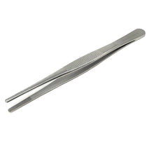 Load image into Gallery viewer, Dissecting Thumb Forceps Tweezers 4.5&quot; (11.43cm), Blunt Serrated Tips
