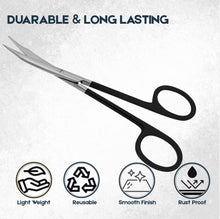 Load image into Gallery viewer, Supercut Delicate Steven Tenotomy Scissors 4.5" Curved, Color Handle
