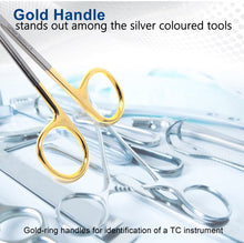 Load image into Gallery viewer, TC Dissecting Iris Sharp Fine Point Scissors, 4.5", Straight
