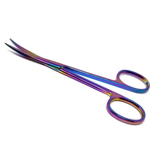 Load image into Gallery viewer, Micro Dissecting IRIS Lab Scissors 4.5" Curved Stainless Steel Shears, Multi
