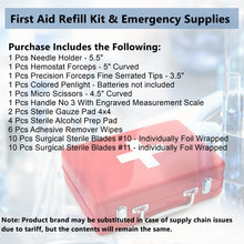 Load image into Gallery viewer, First Aid Kit 38/pk Emergency Medical Trauma Dressing Supplies
