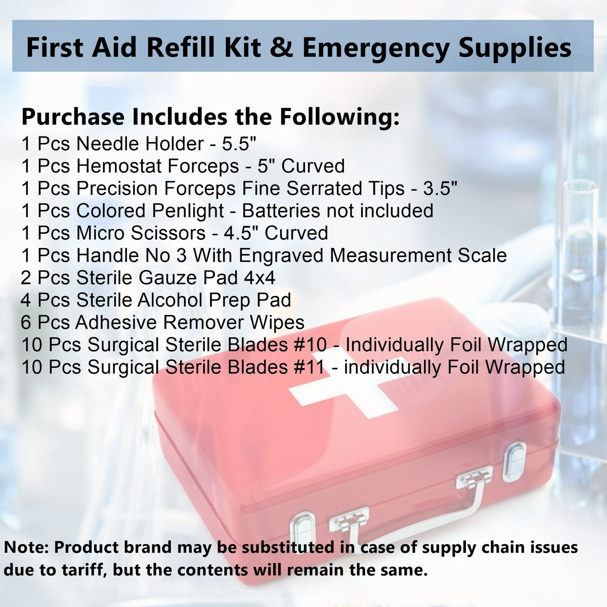 First Aid Kit 38/pk Emergency Medical Trauma Dressing Supplies – A2ZSCILAB