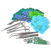 Load image into Gallery viewer, First Aid Kit 58/pk Surgical Suture Emergency Medical Trauma Dressing Supplies
