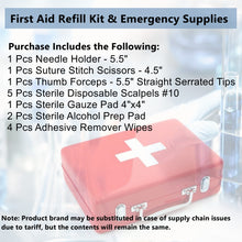Load image into Gallery viewer, First Aid Kit 15/pk Emergency Medical Trauma Dressing Supplies
