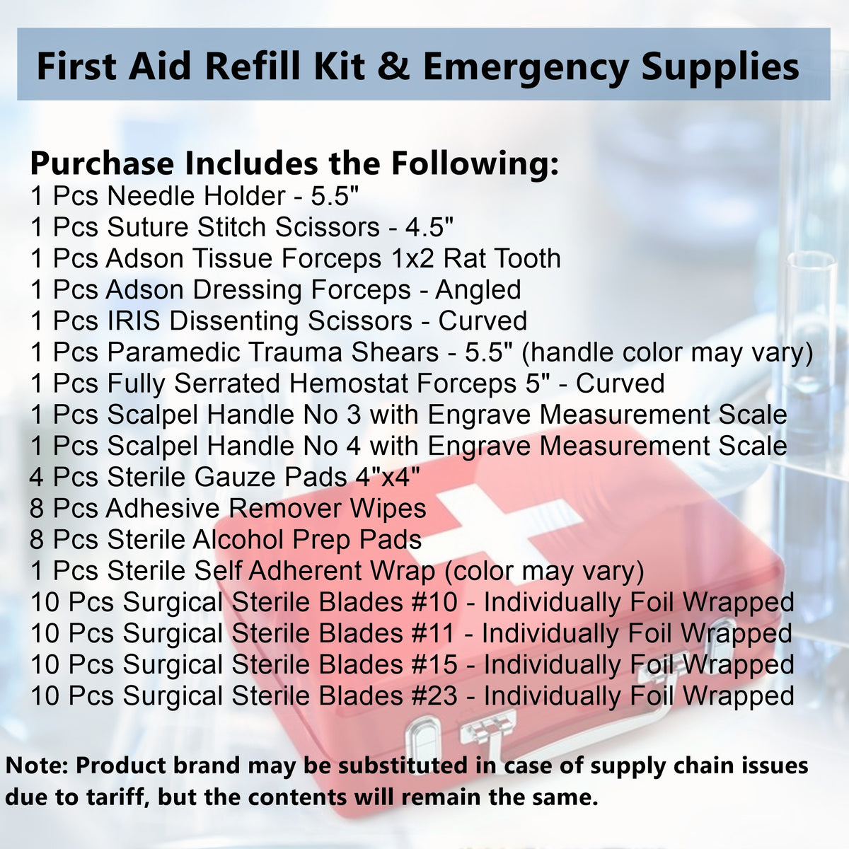 First Aid Kit 70/pk Emergency Medical Trauma Dressing Supplies – A2ZSCILAB