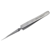 Load image into Gallery viewer, Lab Forceps Cross Lock 4.5" Tweezers, Stainless Steel
