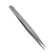 Load image into Gallery viewer, Lab Forceps Strong Point Tip 4.75" Tweezers, Stainless Steel
