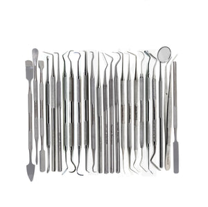 24 Pack Dental Tools Stainless Steel Dental Hygiene All in One Kit Scr –  A2ZSCILAB